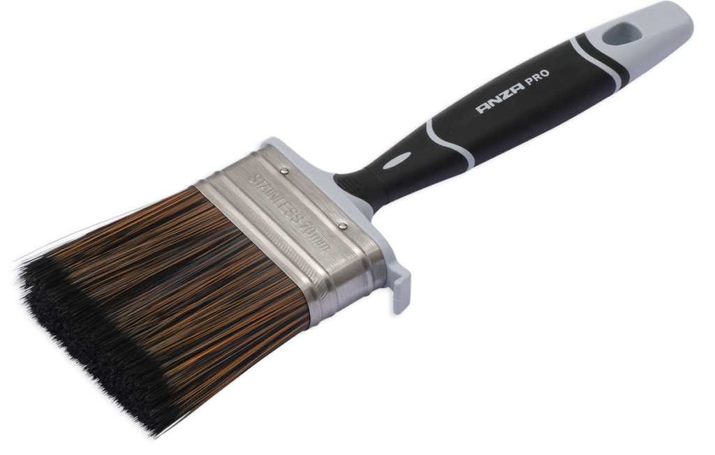 Super Effective Flat Brush Plastic Handle 70 mm
