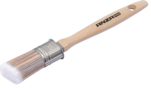 Super Angled Oval Brush Wood 35 mm
