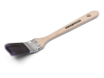 Allround Short Angled Brush Wood